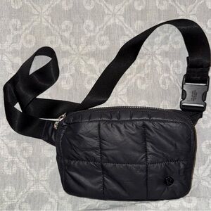 Lululemon Quilted Black Sling Bag